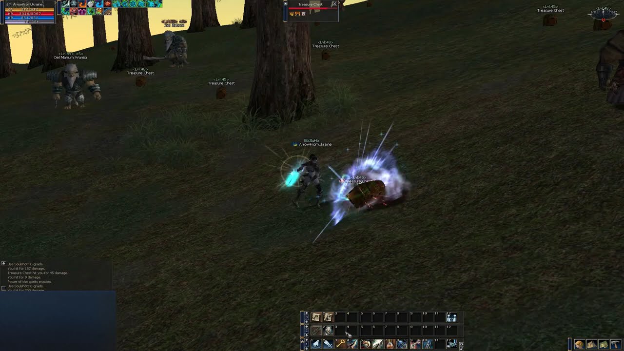 Lineage 2 Gameplay Interlude  Open Chests 45-51 Elmorelab x3 low rate part 3