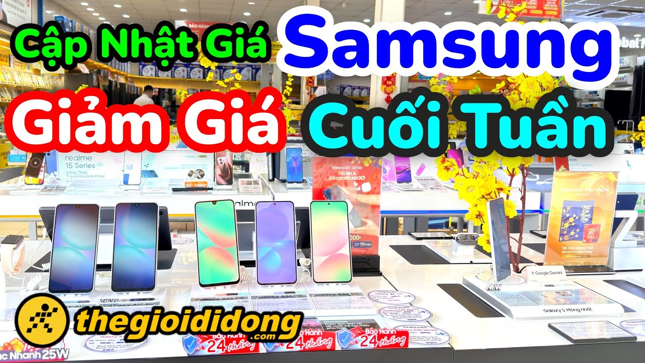 Cập Nhật Giá Samsung Giảm Giá Cuối Tuần tại Thế Giới Di Động | Cập nhật ngày 30/1/2026