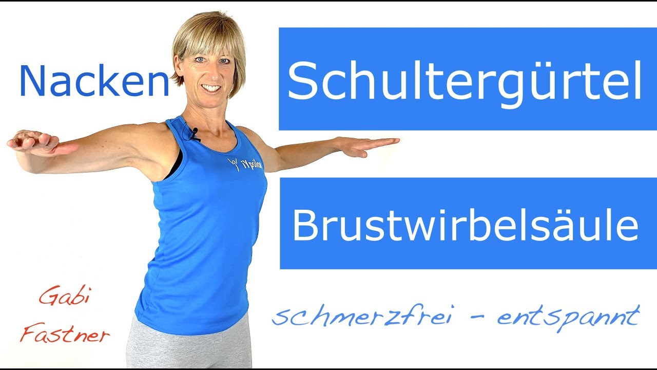 🌀12 min. Schultergürtel und Nacken aktiv entspannen, Kopfschmerzen lindern