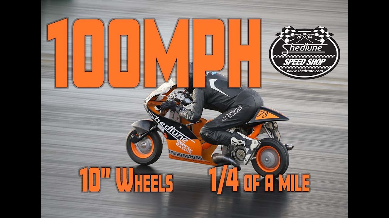 SHEDTUNE 78 LAMBRETTA - THE 100MPH 1/4 MILE!