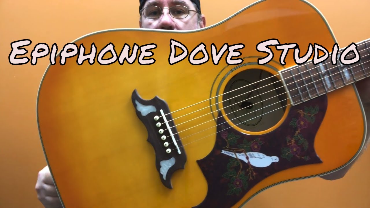 Epiphone Dove Studio - Violin Burst Demo