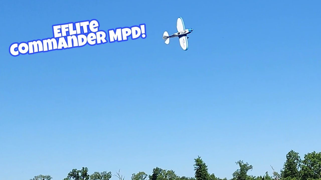 Combat Flying My E-flite Commander mPd 1.4m BNF!
