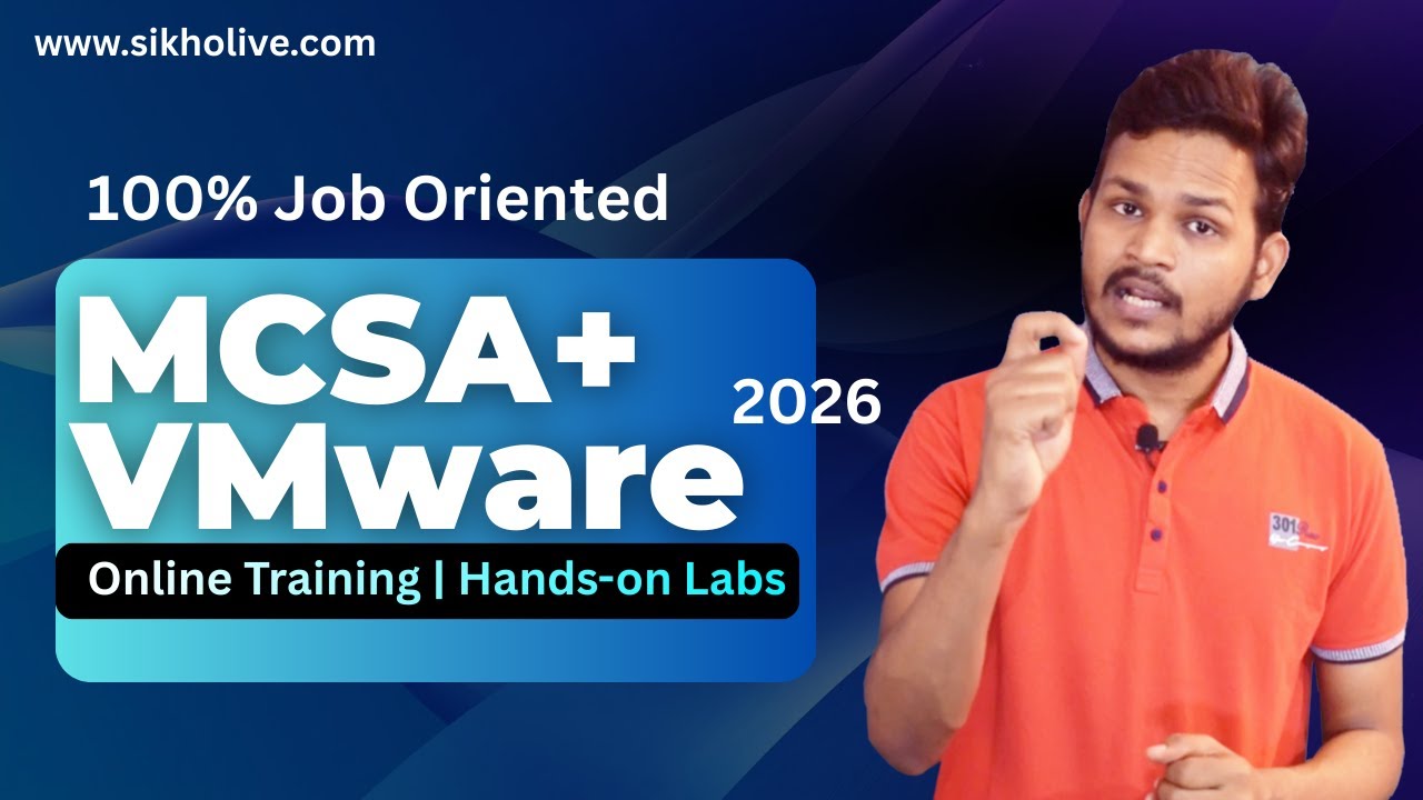 MCSA + VMware Training 2026 | Complete Server & Virtualization Course |