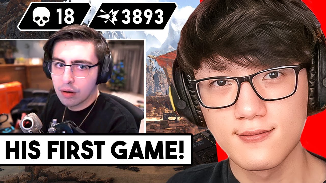iiTzTimmy Reacts to SHROUD'S FIRST GAME OF APEX...