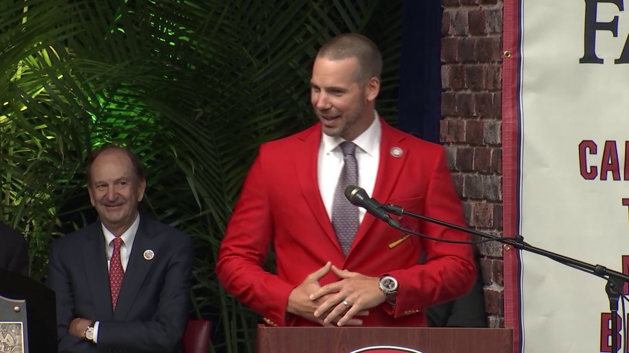 Chris Carpenter Cardinals Hall of Fame Induction Speech (2016)