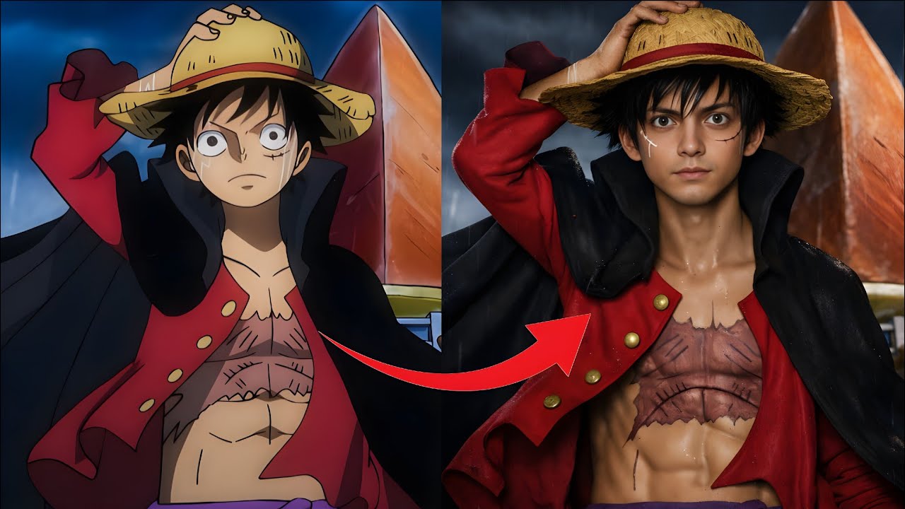 What if One piece was real 😱 | Anime into reality #anime 