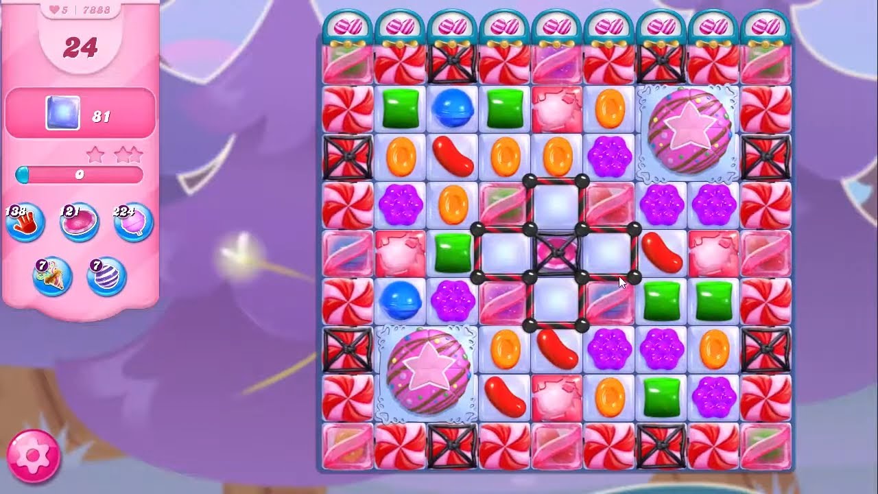 Candy Crush Saga LEVEL 7888 NO BOOSTERS