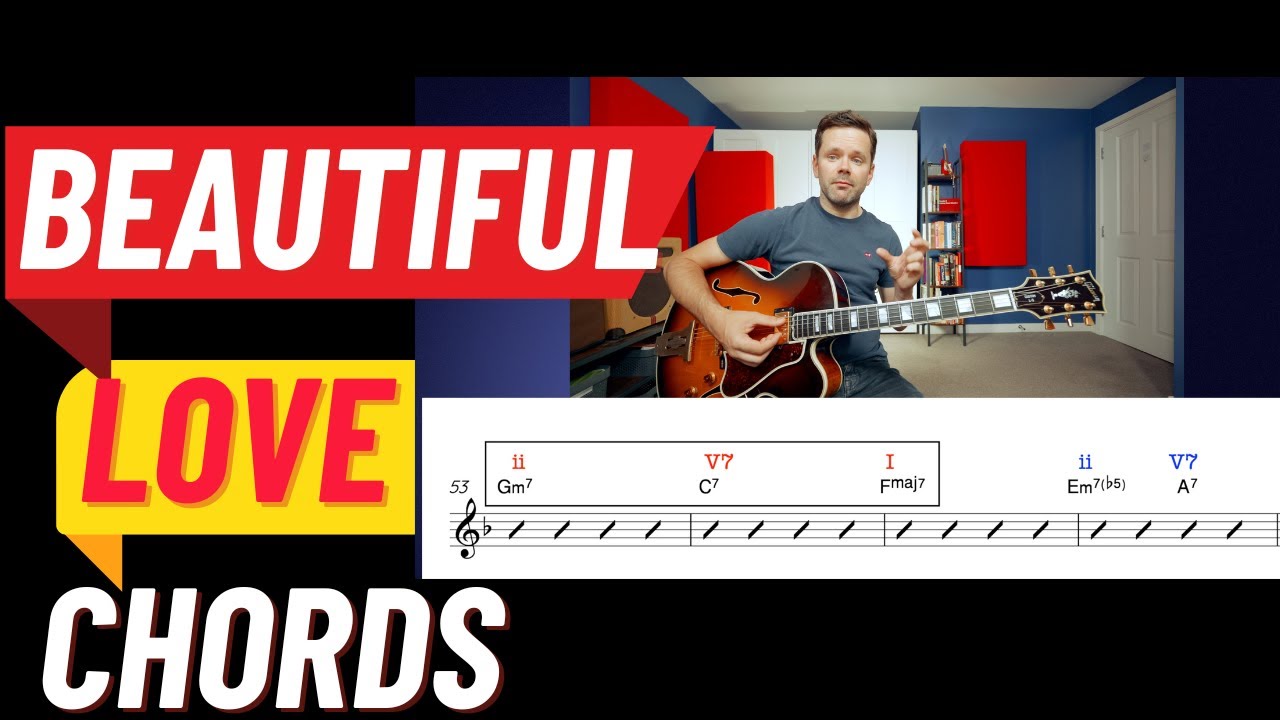 Master the Chords & Harmony of Beautiful Love on Jazz Guitar 🎸