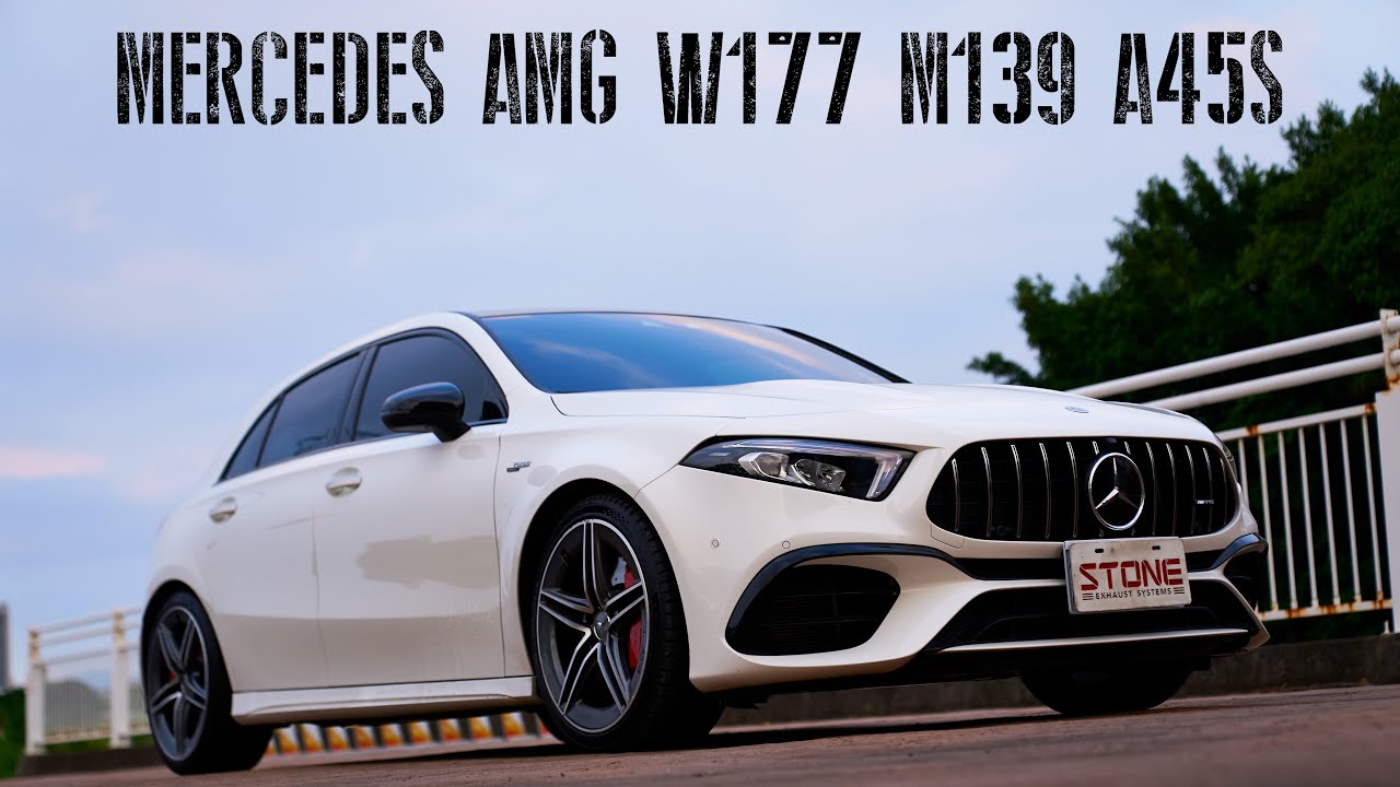 Mercedes AMG W177 M139 A45s GPF / Stone Catted Downpipe Sound
