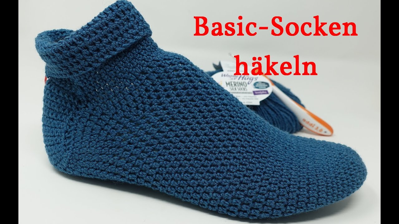 Häkel-Socken Basic - mit Sockenmaschen