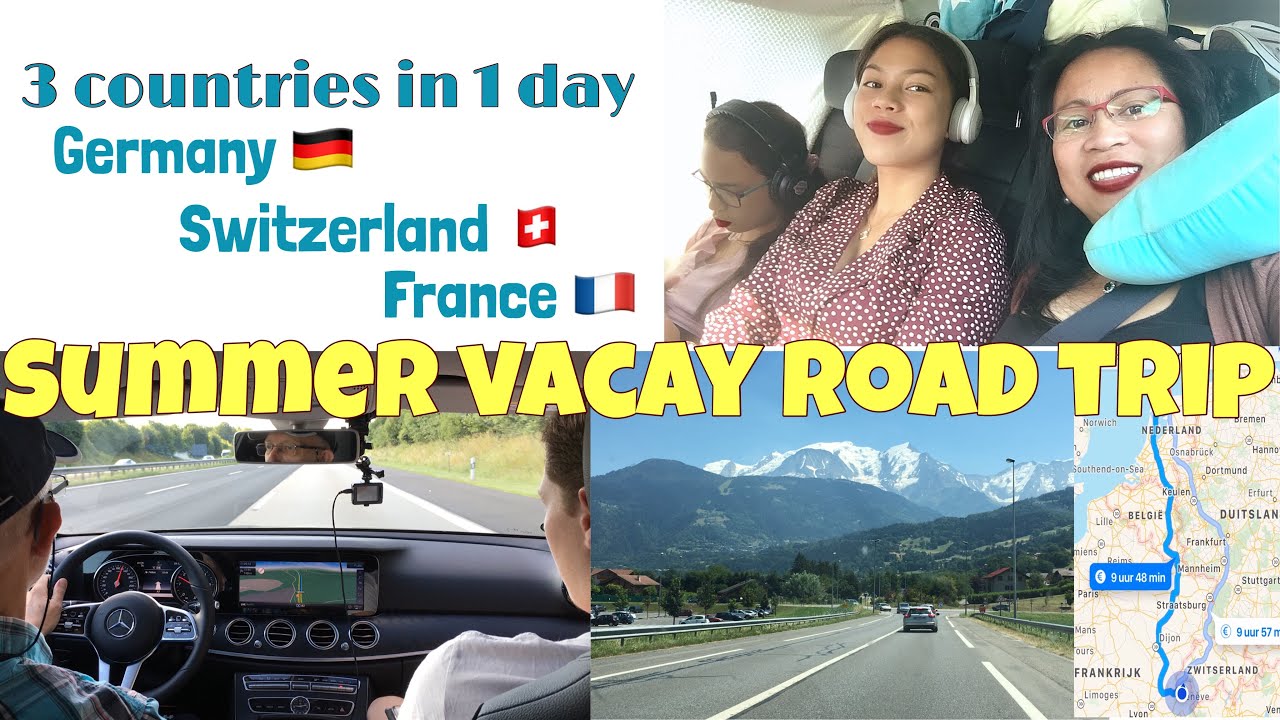 Road trip to France | Three countries in One Day: Germany, Switzerland and France