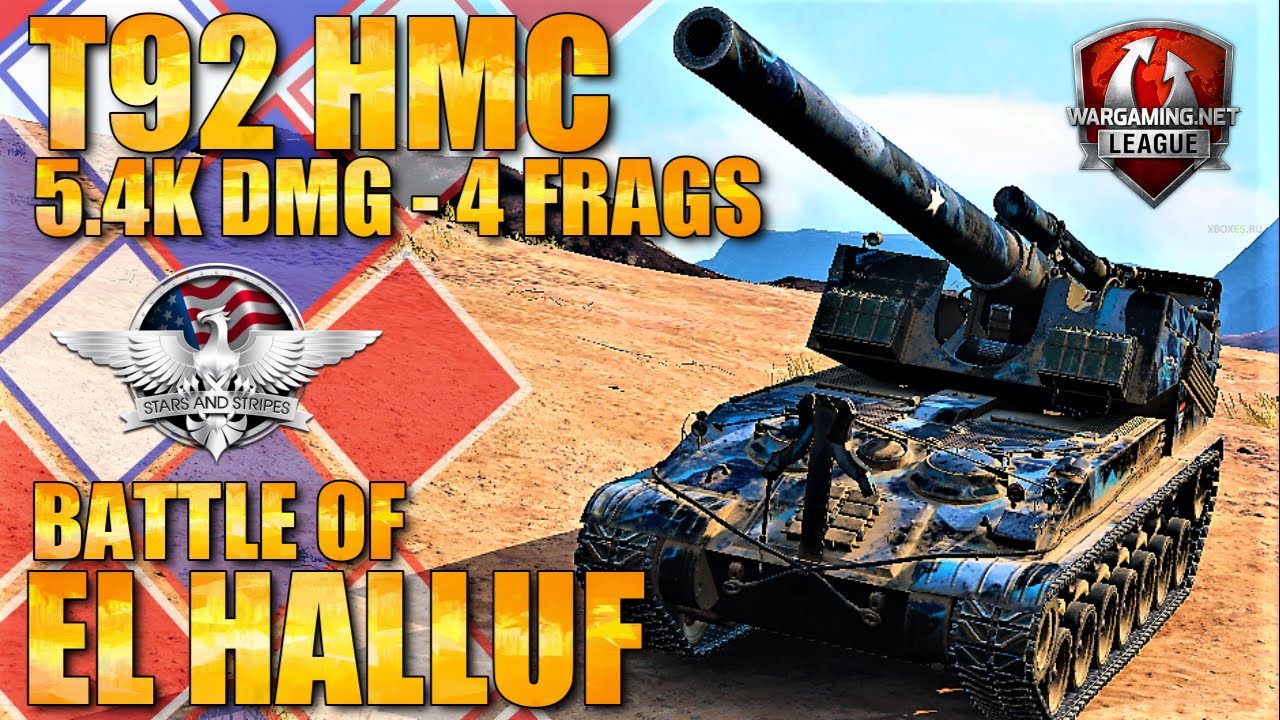 WoT T92 HMC &diams; SPG Gameplay Arty Review &diams; 5.4K Dmg 4 Frags(2020)