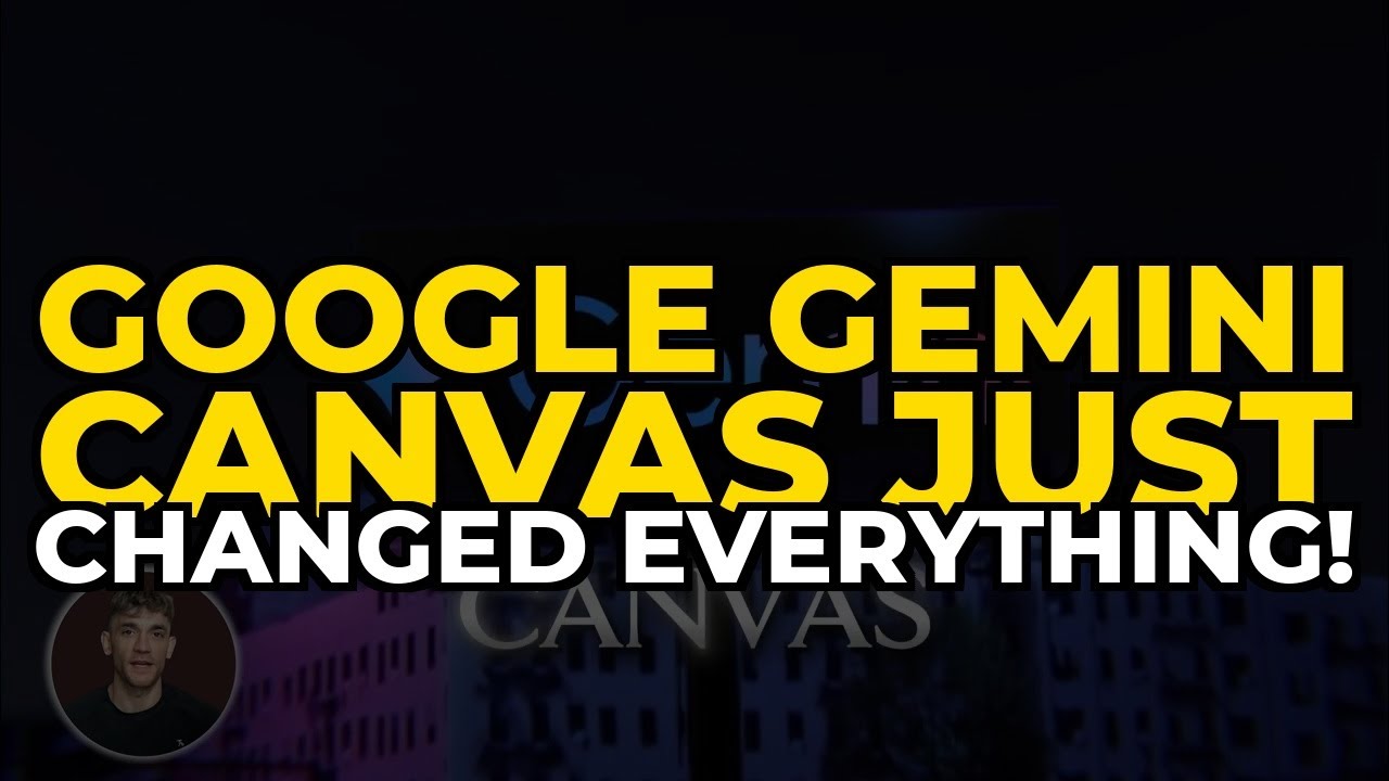 Google Gemini Canvas Just Changed EVERYTHING!