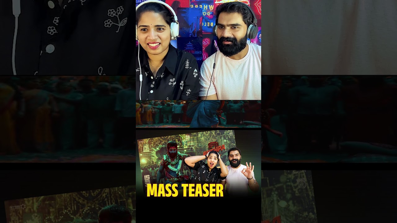 Pushpa 2 The Rule Teaser REACTION | Allu Arjun | Sukumar | Rashmika Mandanna | Fahadh Faasil | DSP