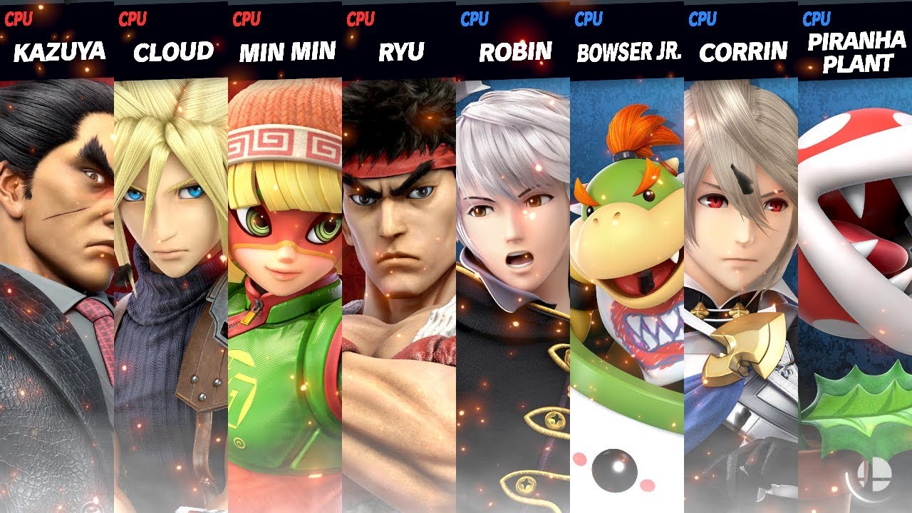 Super Smash Bros Ultimate - Rated T ESRB/Pegi 12-16 vs Super Mario & Fire Emblem Avatars (Requested)