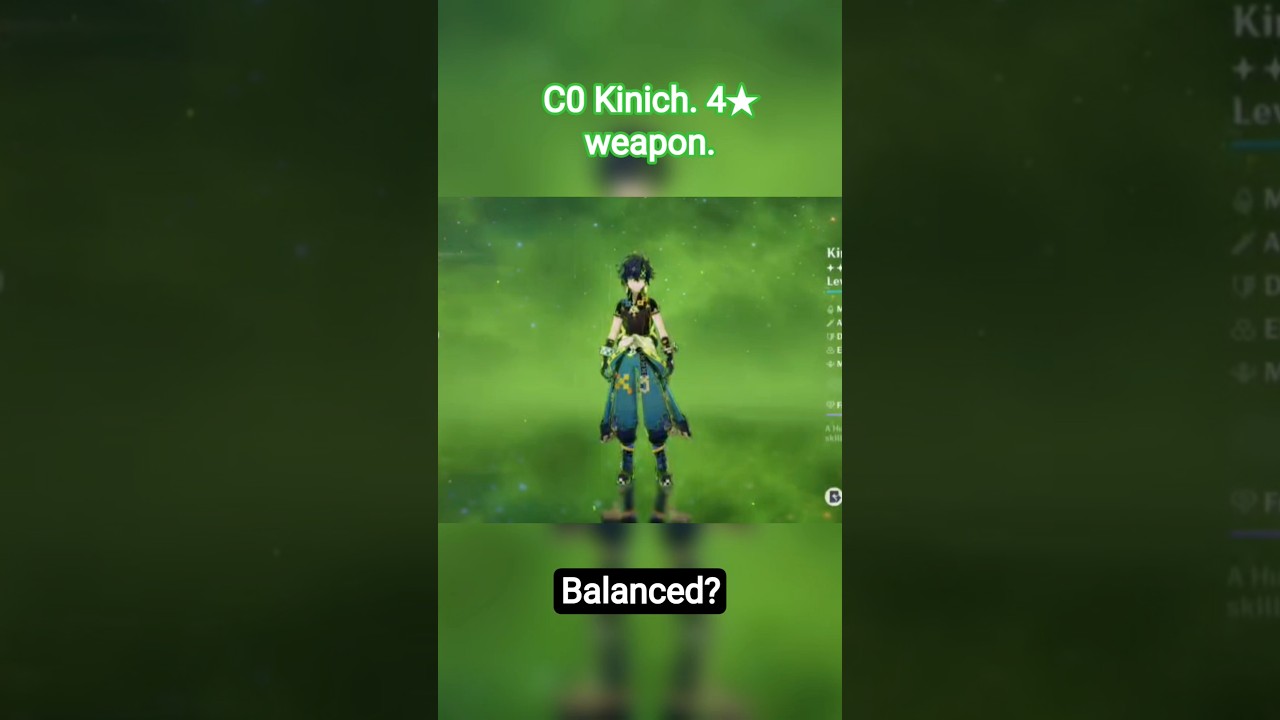 Kinich mains, where you at?😉.....#genshinimpact #f2p #kinich #f2pbuild #varka #flins #luna4