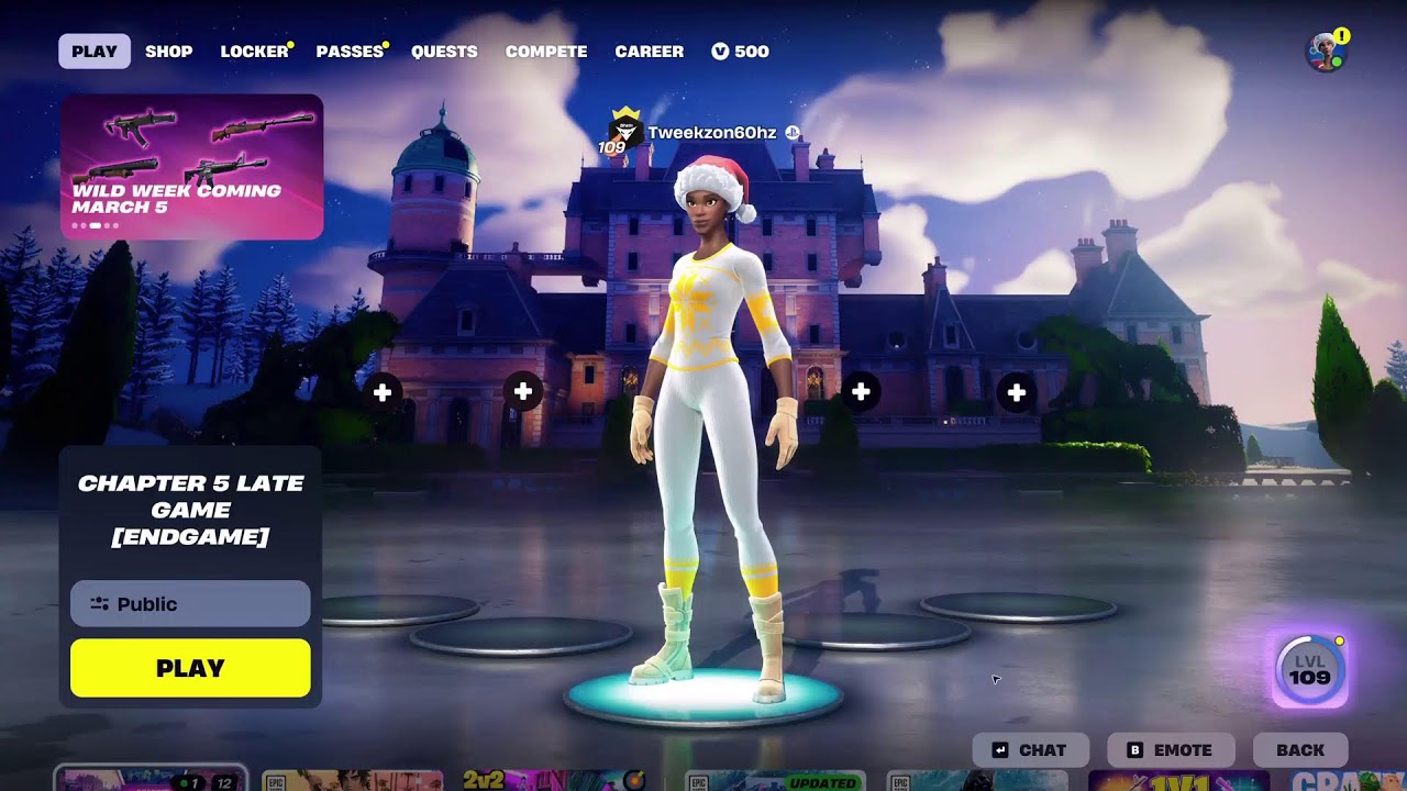Fortnite comeback with the goat
