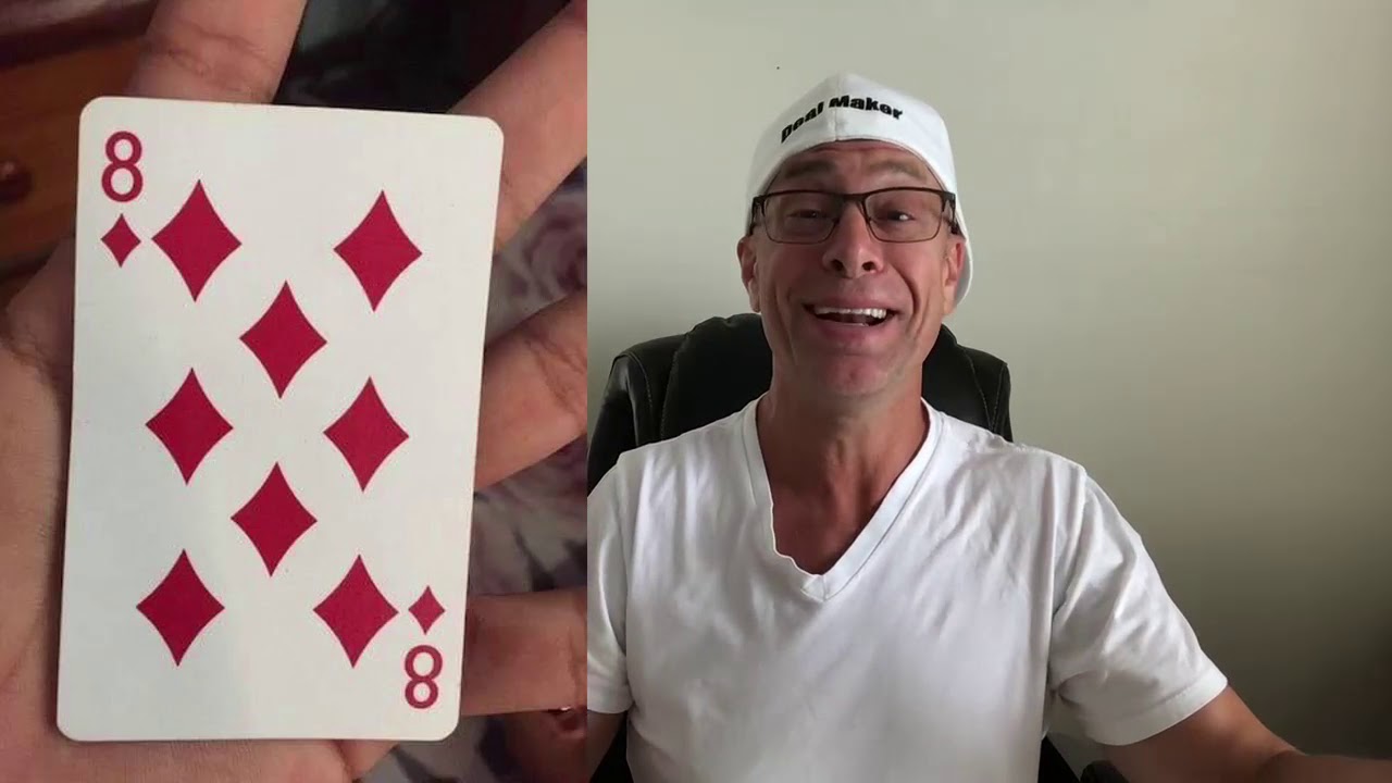 What age were you when you noticed this on the 8 of diamonds card?