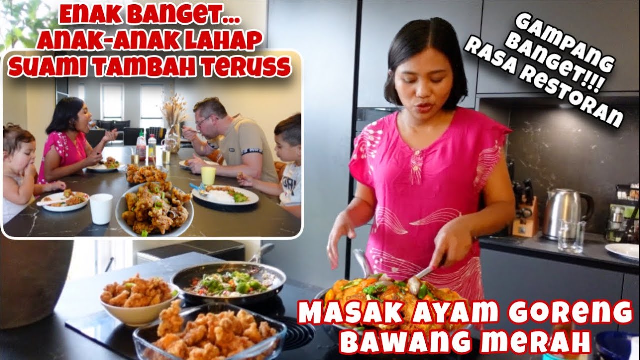 MASAK AYAM GORENG BAWANG MERAH PAKE RESEP BARU, SEMUA LAHAP SUAMI TAMBAH TERUS