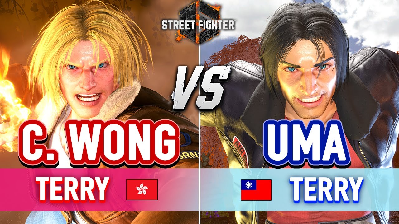 SF6 🔥 CHRIS WONG (Terry) vs UMA (Terry) 🔥 Street Fighter 6 Terry Bogard Day One