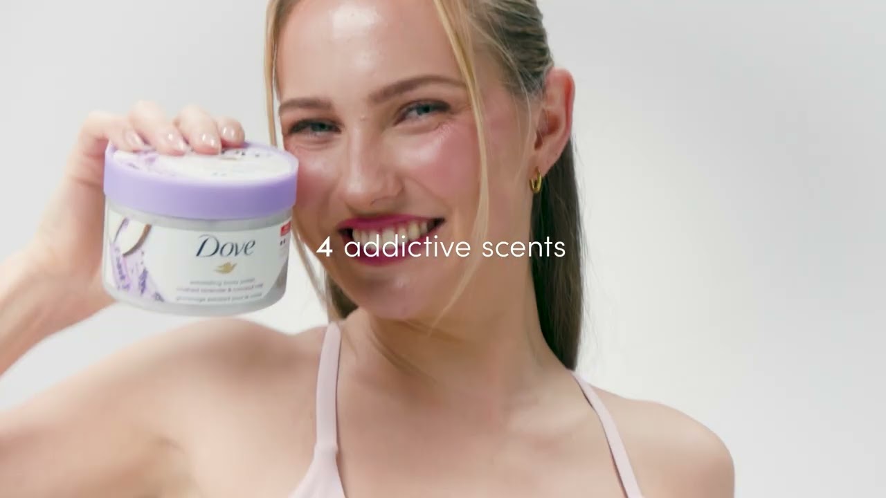 Мягкая, гладкая кожа благодаря скрабам для тела Dove