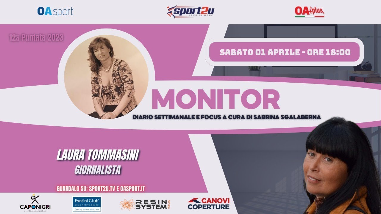Laura Tommasini in live Monitor alle 18:00