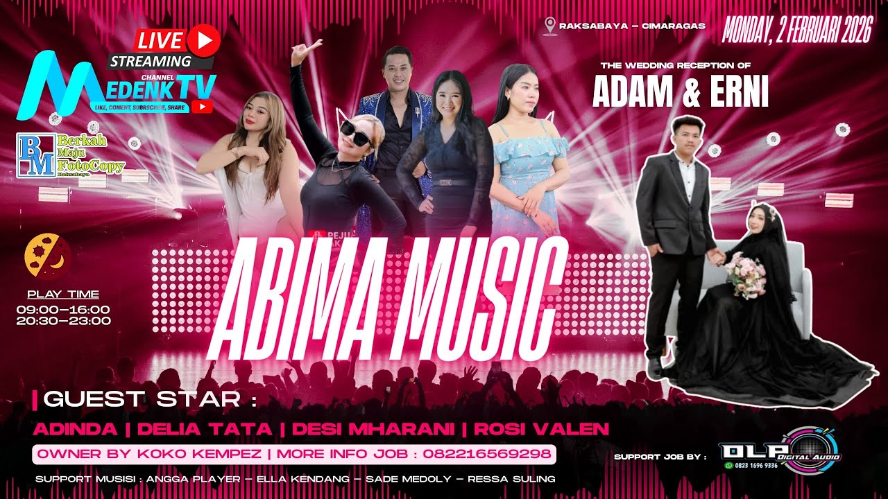 WEDDING ADAM & ERNI | ABIMA MUSIC MALAM
