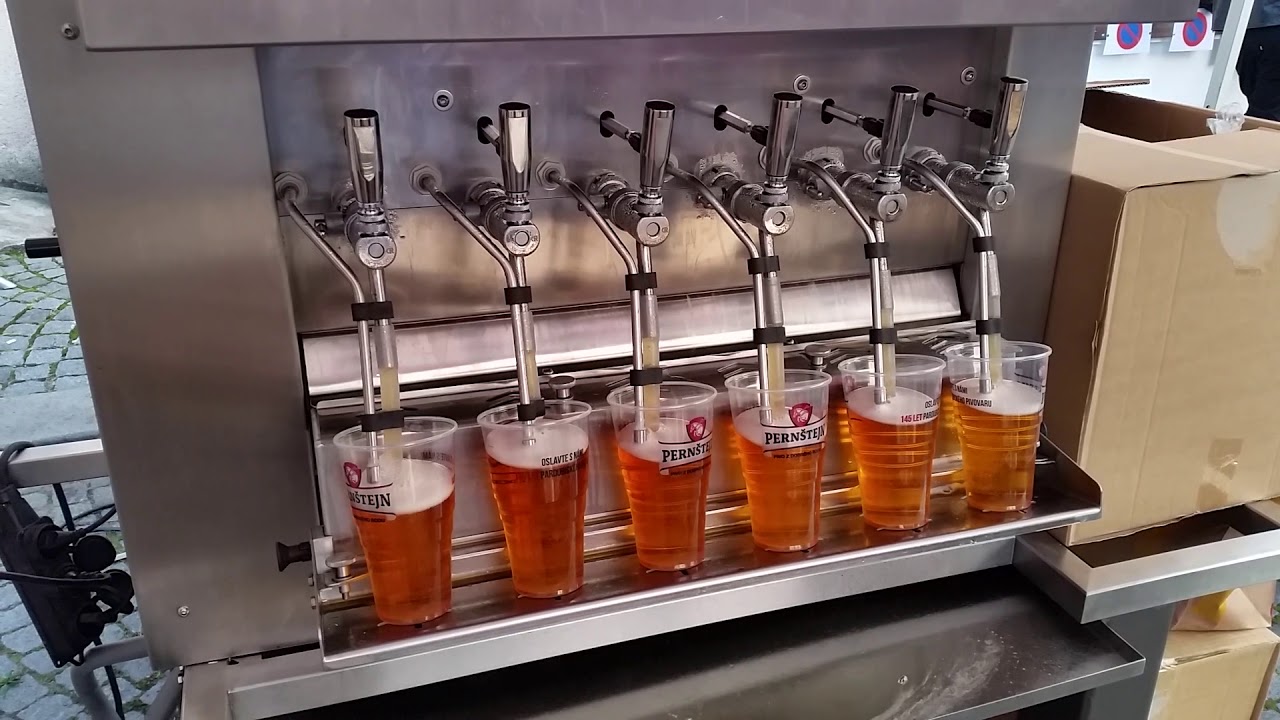 High speed beer tap machine