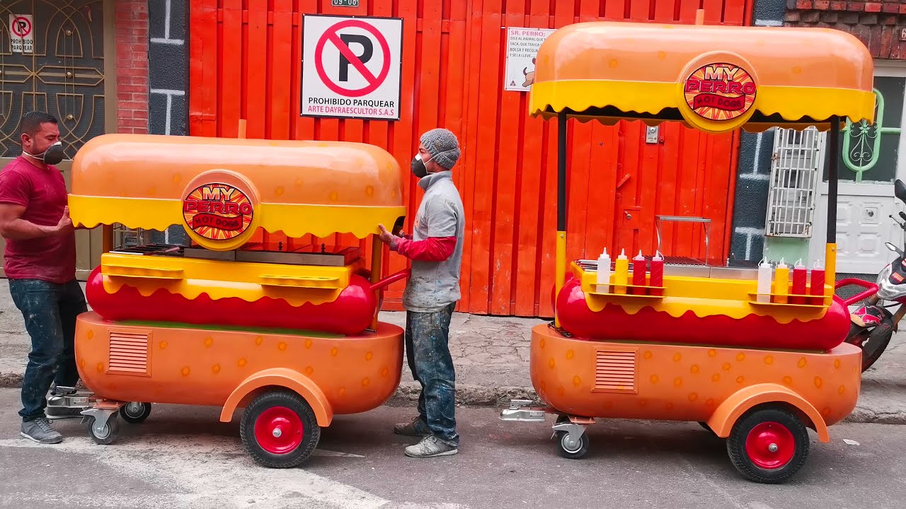 CARROS HOT DOGS 2021- FABRICANTES - FRANQUICIAS EXCLUSIVAS - DAYRAESCULTOR ®