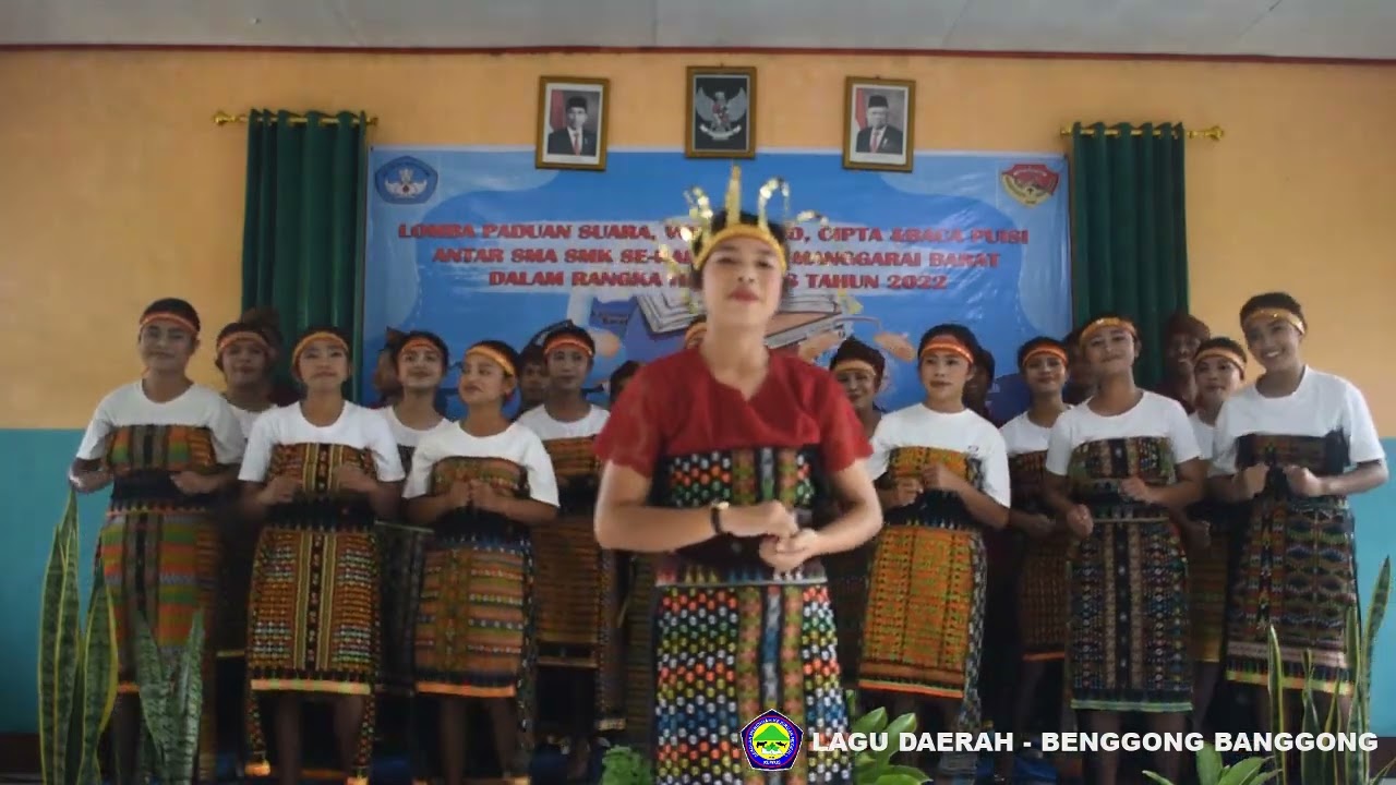 LAGU DAERAH MANGGARAI - BENGGONG-BANGGONG SMK NEGERI 1 KUWUS MANGGARAI BARAT PROV. NTT