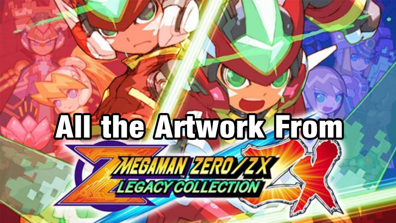 MEGAMAN ZERO/ZX LEGACY COLLECTION - All the Artwork from the Gallery