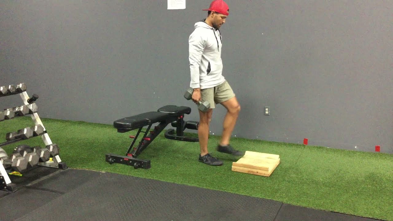 Isometric Floating Heel Rear Foot Elevated Split Squat