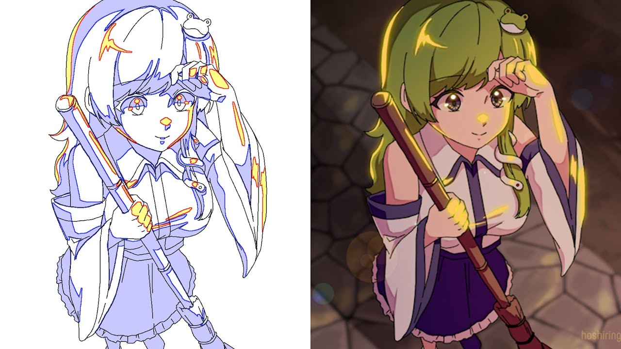 【Making】Touhou Project fan anime #1