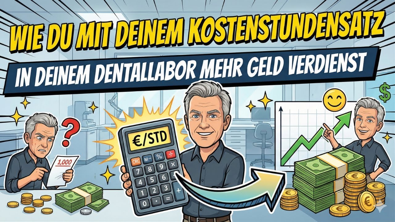 Wie Du mit Deinen Kostenstundensatz in Deinem Dentallabor mehr Geld verdienst