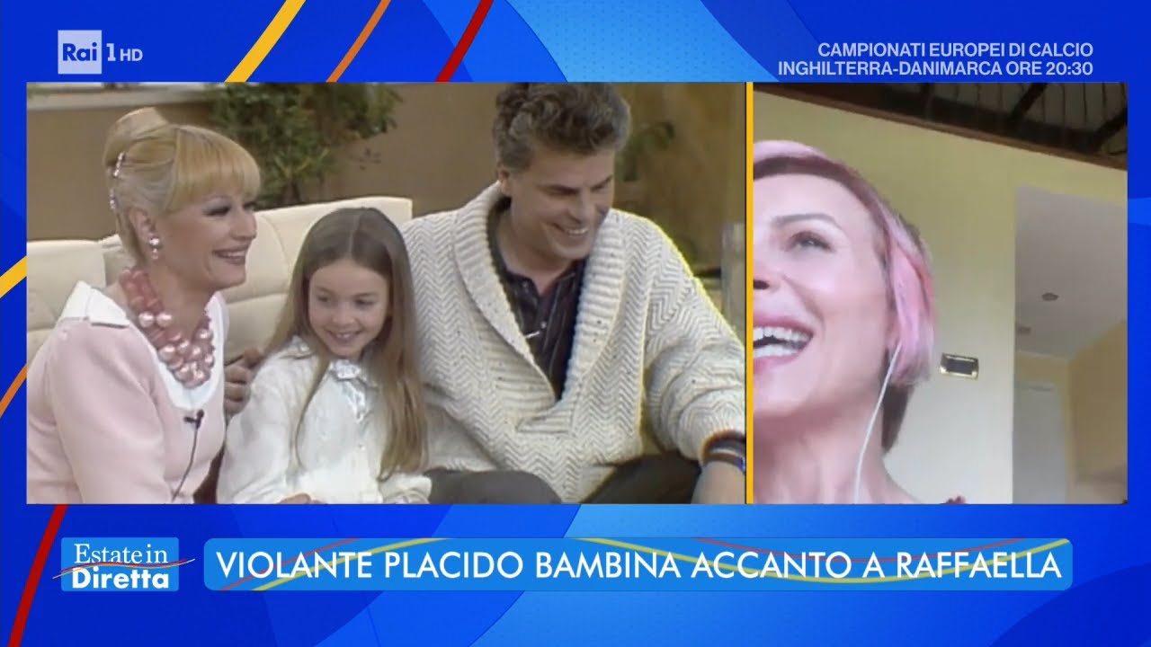 Violante Placido, quella bambina accanto a Raffaella - Estate in diretta 07/07/2021