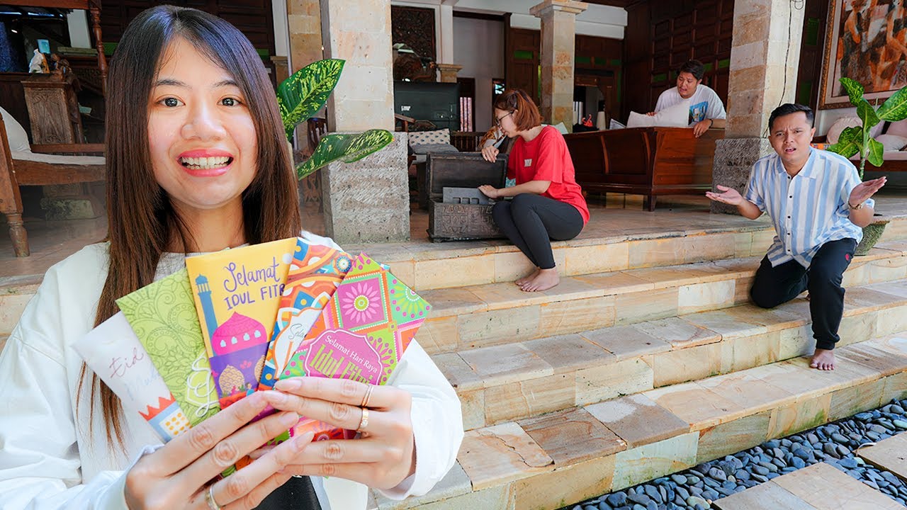 TANTANGAN MENCARI THR DI VILLA!! YANG DAPAT BOLEH AMBIL UANGNYA!!