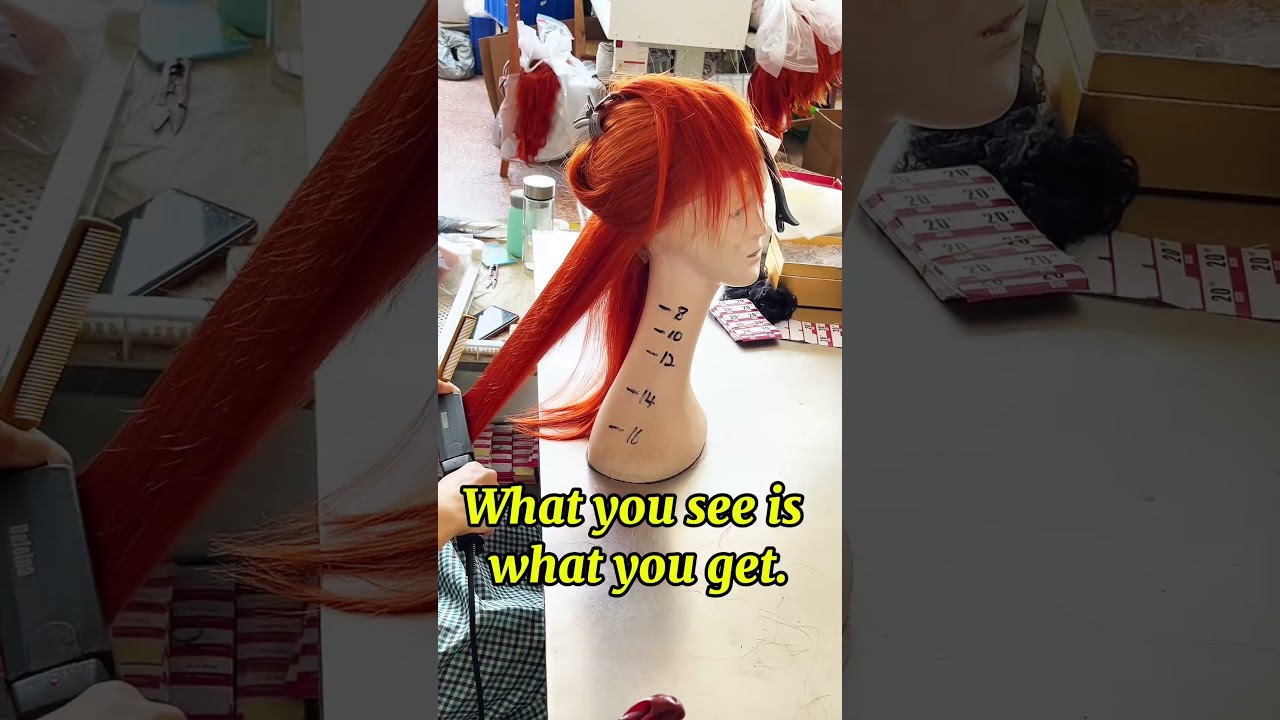 what you see is what you get #wig #wigfactory #wigmaker #wigs #hair #wigstyling #wigreview #wigcare