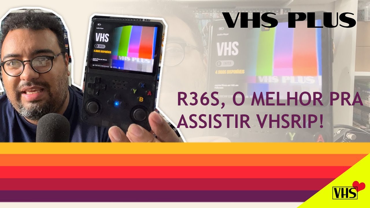 R36S, O Melhor pra Assistir VHSRip!