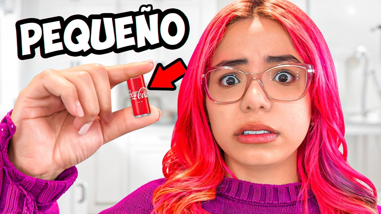 24 HORAS VIVIENDO EN MINIATURA😨😭| Susy Mouriz