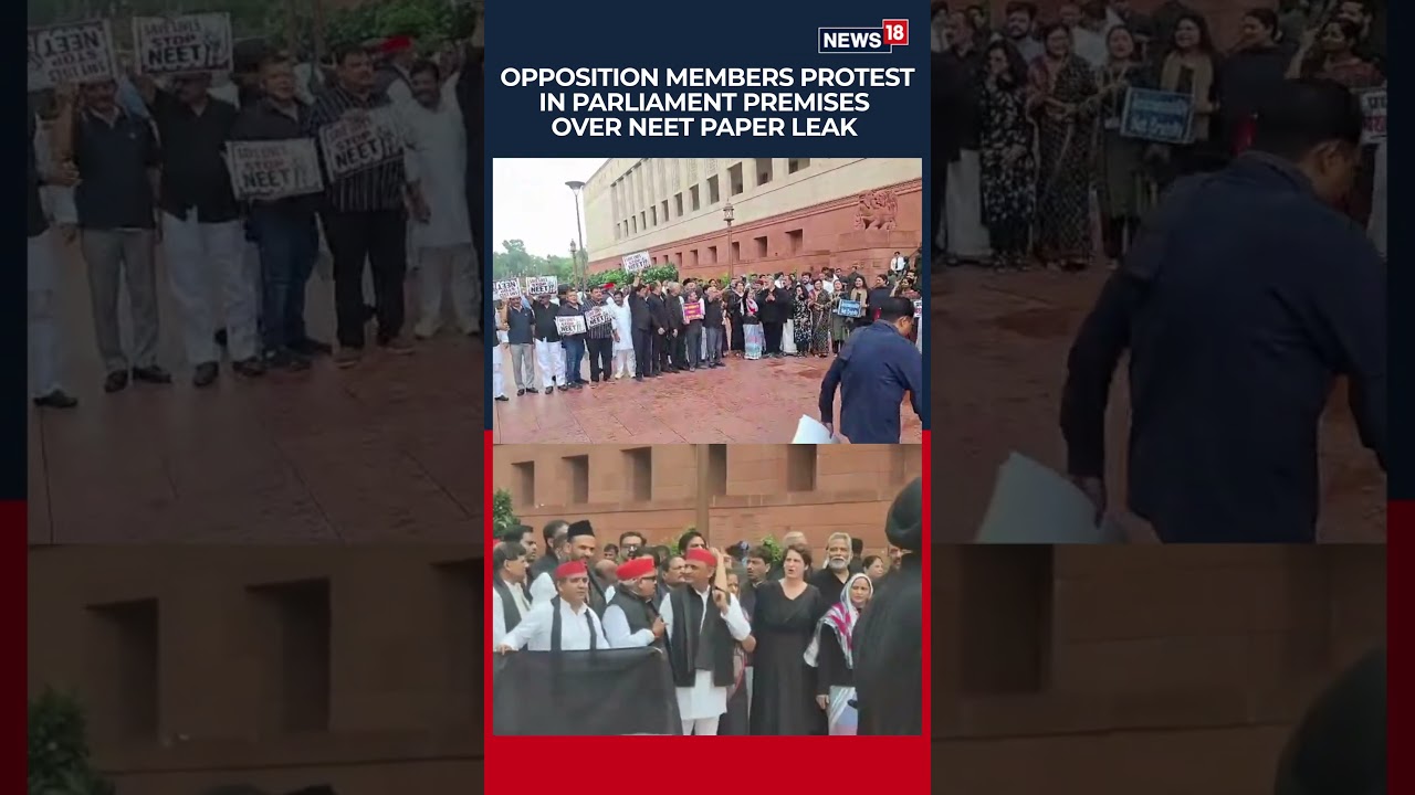 Opposition MPs Wear Black in Parliament Over Alleged NEET-UG 2026 Paper Leak | N18S
