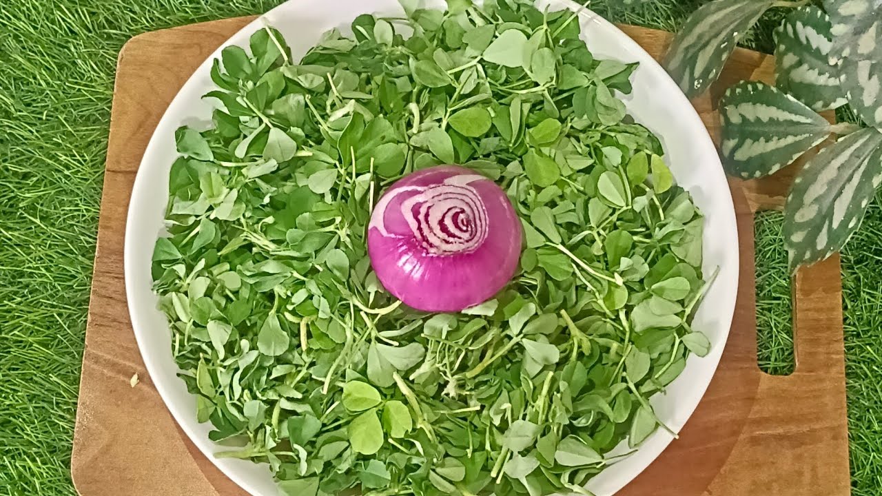healthy and tasty methi fry 👌👌👌👌