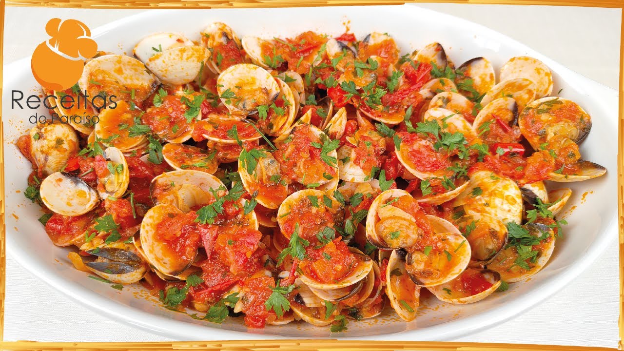 AMÊIJOA COM MOLHO DE TOMATE |🍎  Receitas do Paraíso