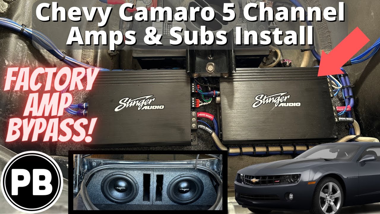 2010 - 2015 Chevy Camaro 5 Channels Amp & Subs Install