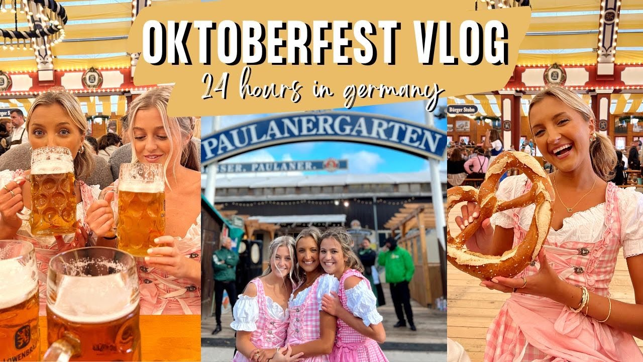 OKTOBERFEST VLOG 2022 || мы поехали в Мюнхен, Германия, на 24 часа пить пиво, лол