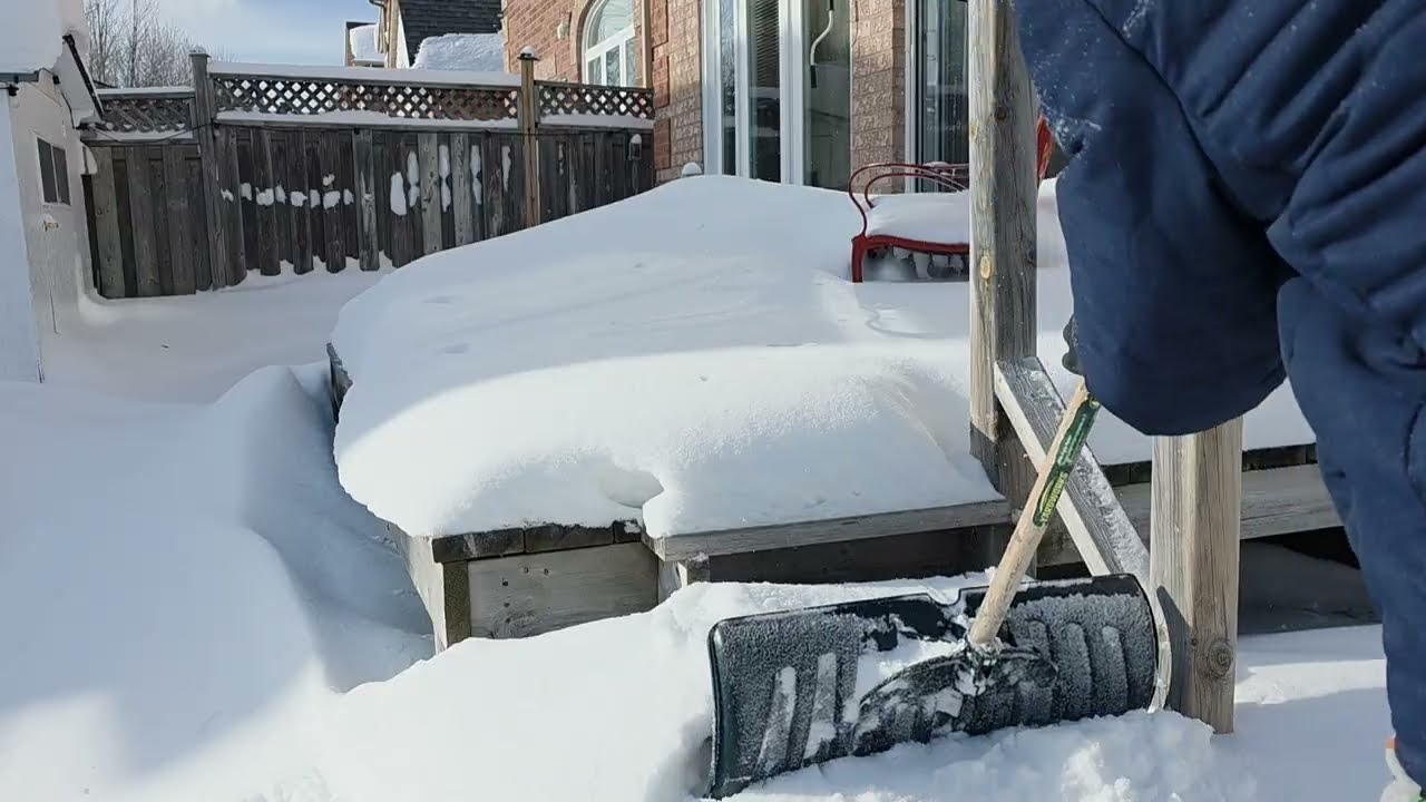 表演鏟雪🤣
