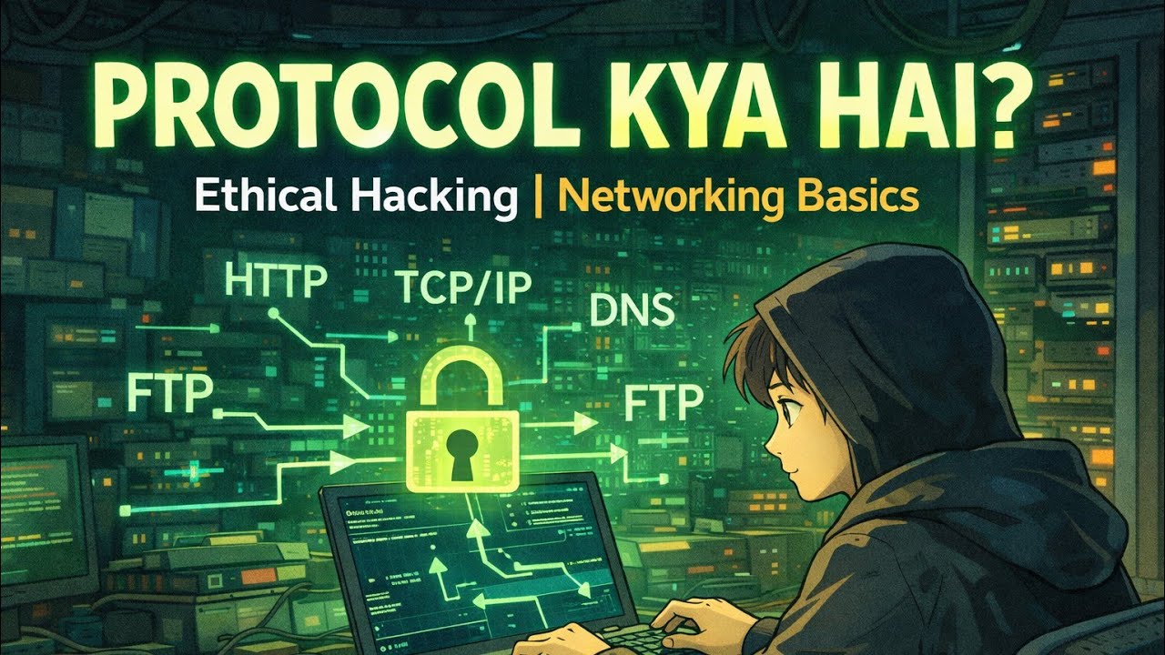 Top10 Protocol basics | HTTP, TCP/IP, DNS simple Hindi me नेटवर्किंग में प्रोटोकॉल क्यों ज़रूरी है?