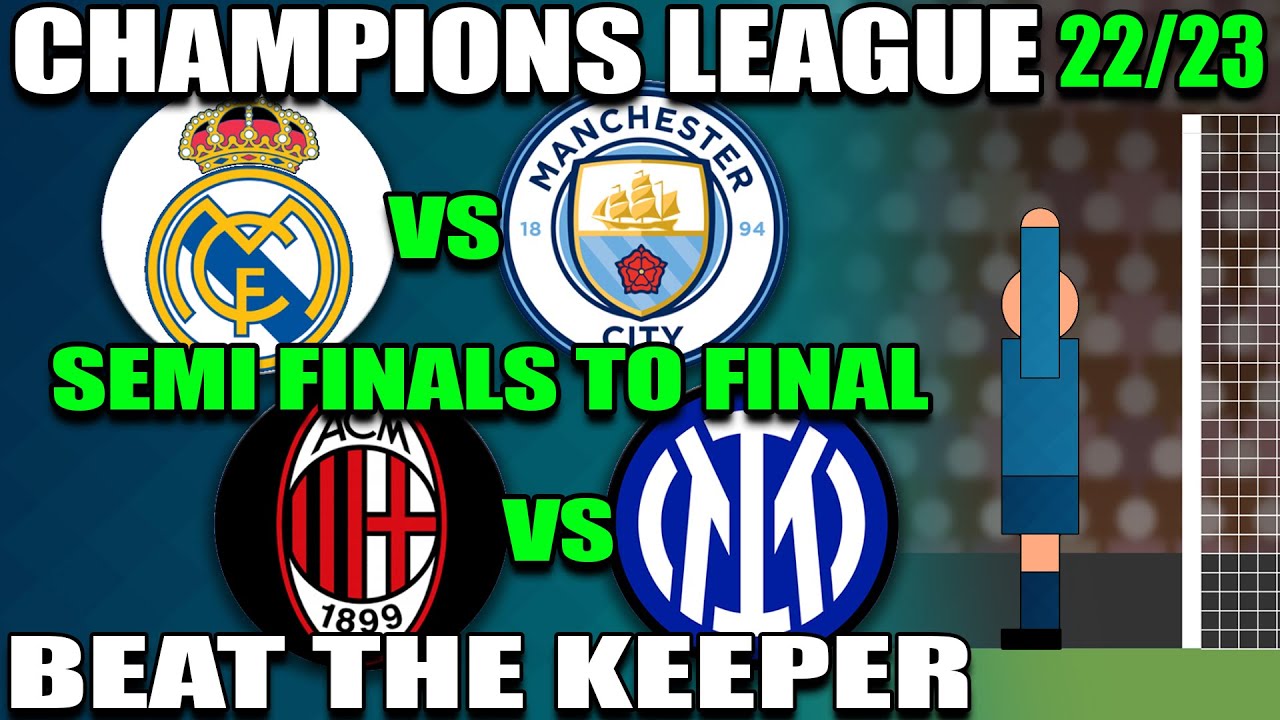 Champions League Semi Finals to Final - Beat The Keeper Random Predictions