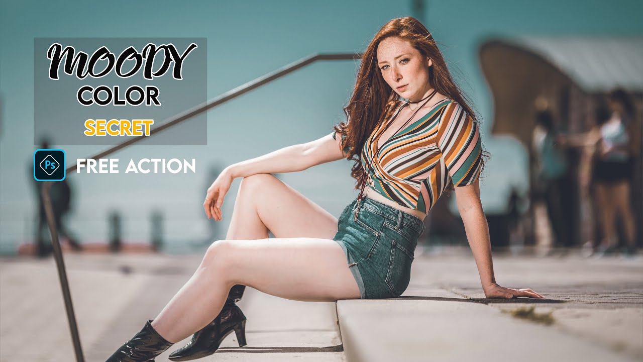 Moody color effect in Photoshop | Free Photoshop Action