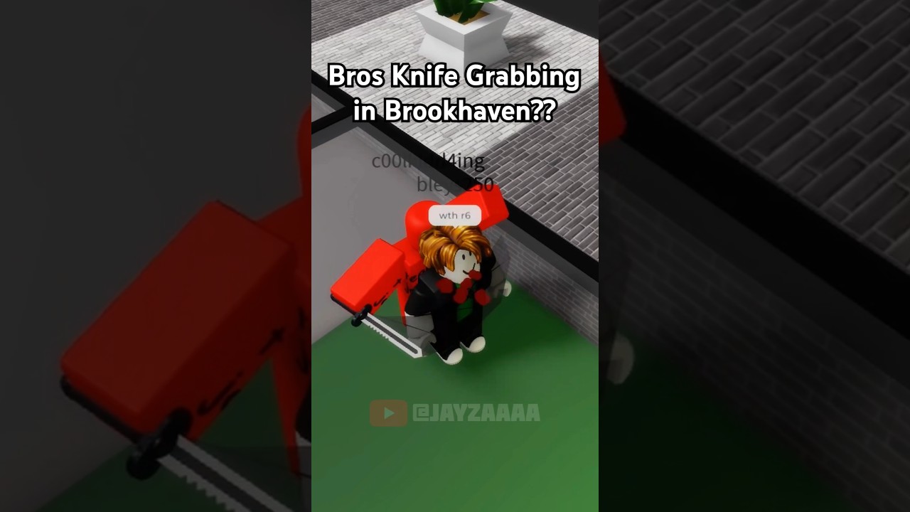 Меня схватили за нож в Брукхейвене.. #roblox #blookhaven #hacker #c00lkidd #shorts