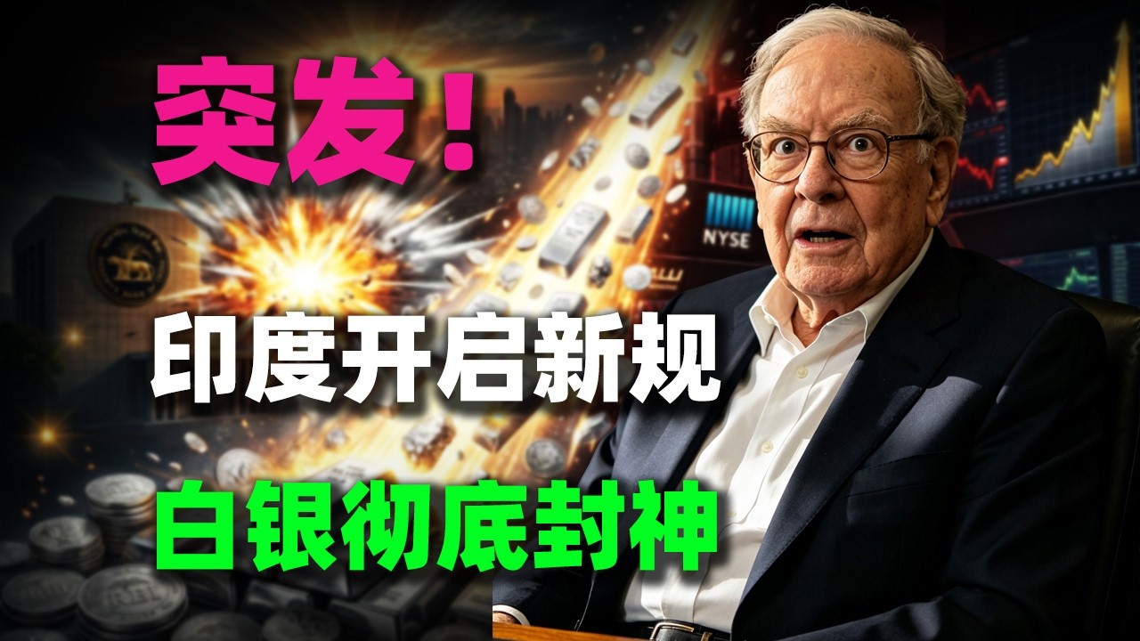 突發！印度央行開啟「核彈級」新規，白銀徹底封神，華爾街徹底慌了！